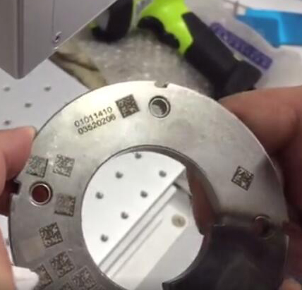 光纖激光打標機金屬打標展示